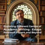 Artistic representation for Exploring Different Genres of Academic Writing : Essays Research Papers and Beyond