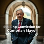 Artistic representation for Stalking Conviction for Cumbrian Mayor