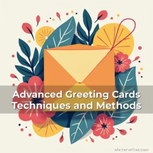 Artistic representation for Advanced Greeting Cards Techniques and Methods