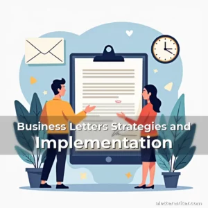 Artistic representation for Business Letters Strategies and Implementation