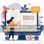 Artistic representation for Understanding the Purpose Behind Letter Templates