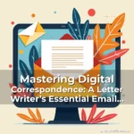 Artistic representation for Mastering Digital Correspondence: A Letter Writer’s Essential Email Etiquette Handbook