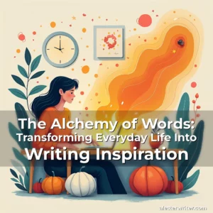 Artistic representation for The Alchemy of Words: Transforming Everyday Life Into Writing Inspiration