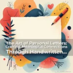 Artistic representation for The Art of Personal Letters: Crafting Meaningful Connections Through Handwritten Communication